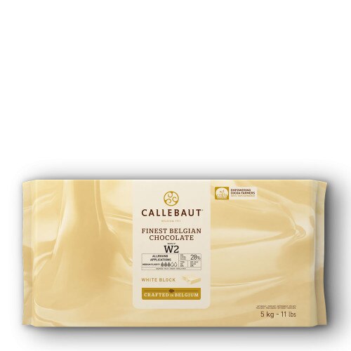 Callebaut White W2 - 5kg Block - IMPERFECT
